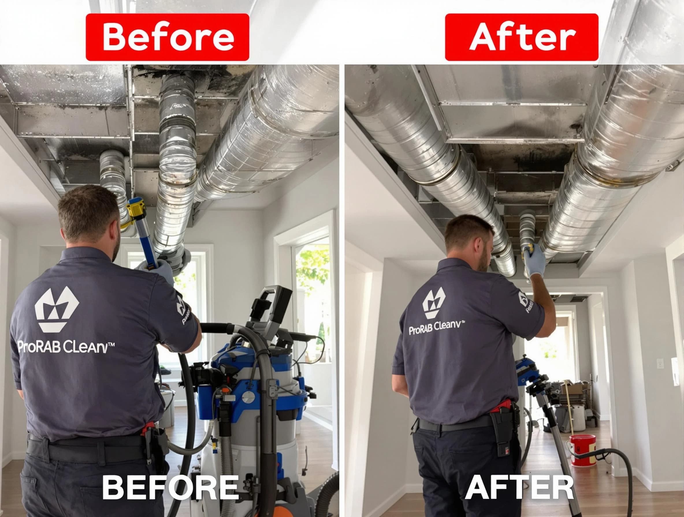 La Cienega Air Duct Cleaning expert performing thorough residential duct cleaning in a La Cienega home