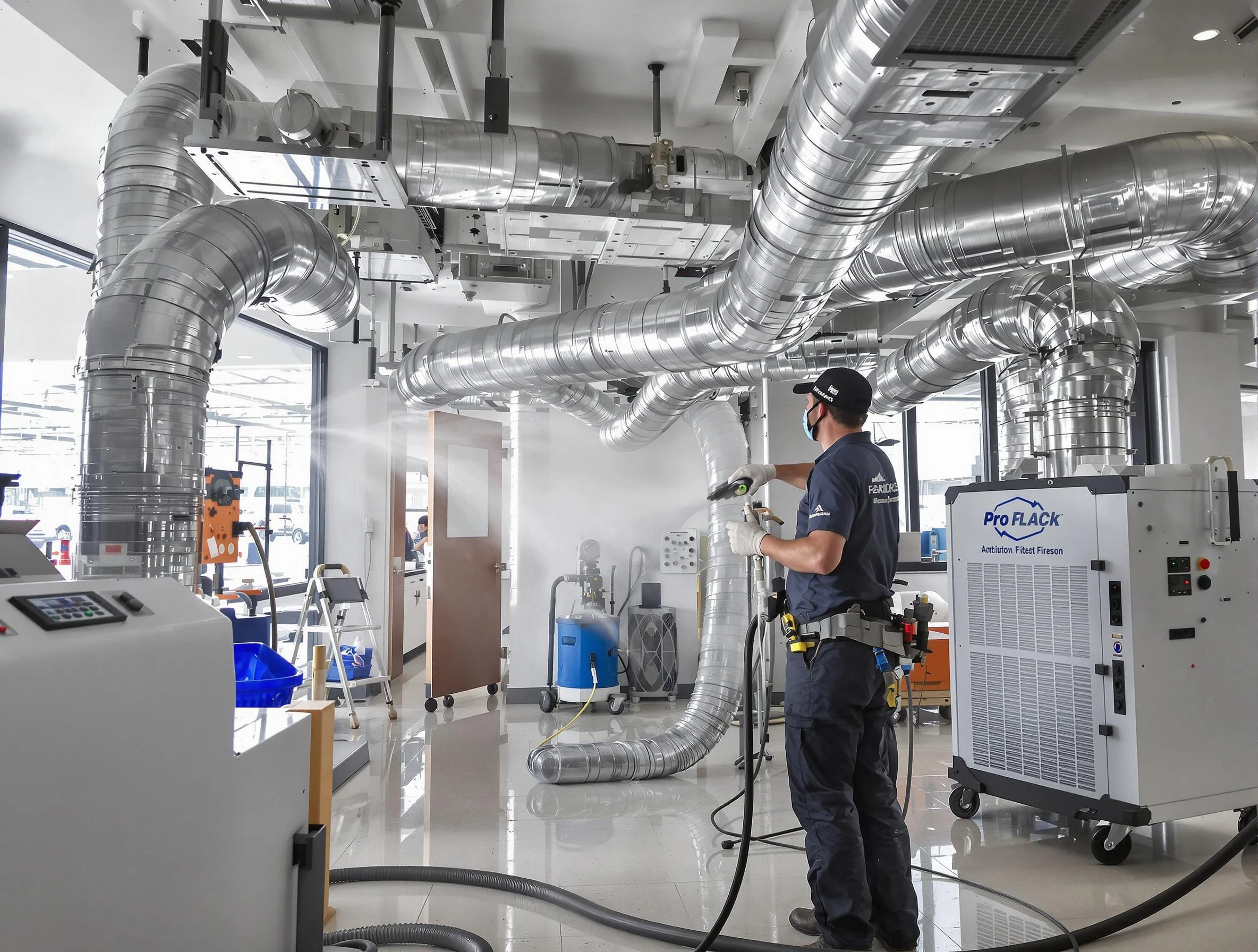 Negative Pressure Air Duct Cleaning in La Cienega