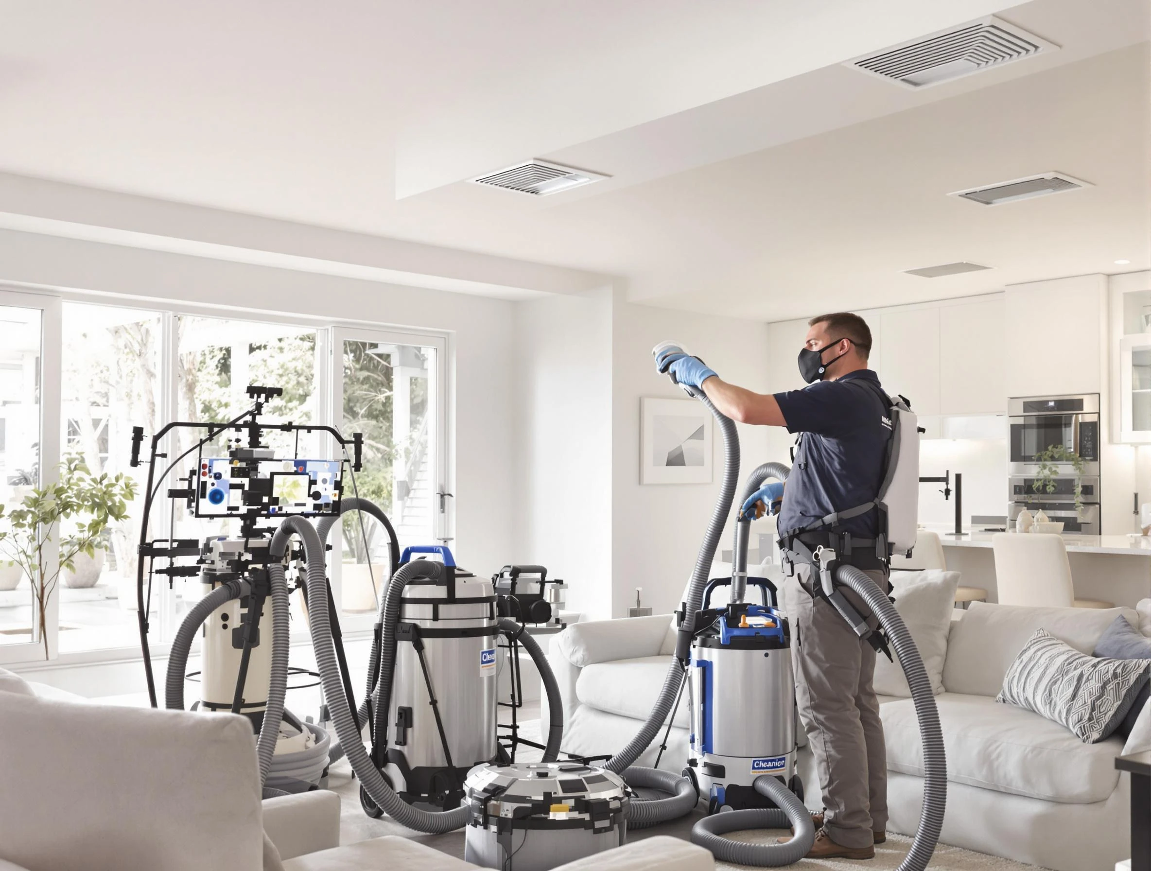 Professional AC duct cleaning by La Cienega Air Duct Cleaning in La Cienega