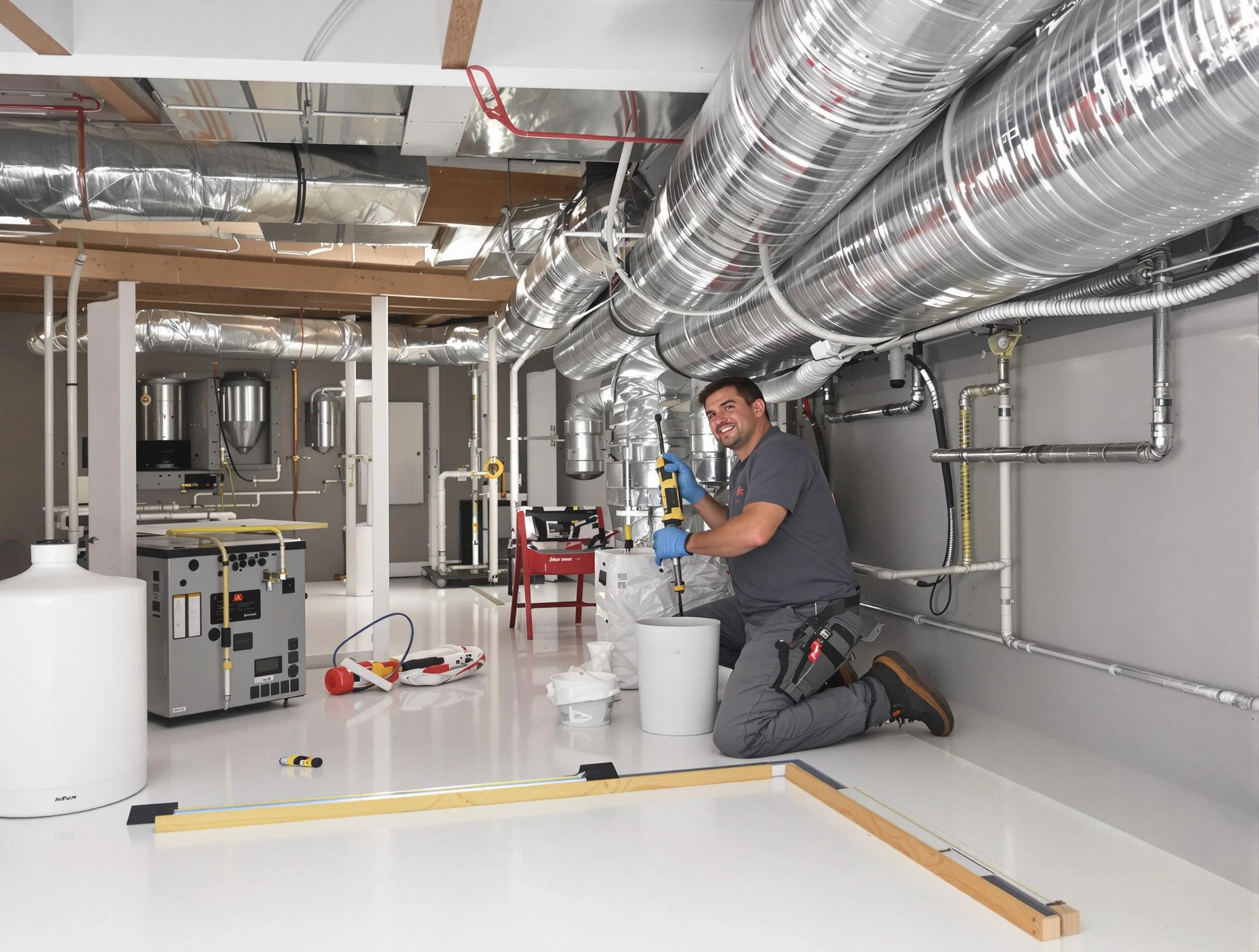 Professional duct sealing service by La Cienega Air Duct Cleaning in La Cienega