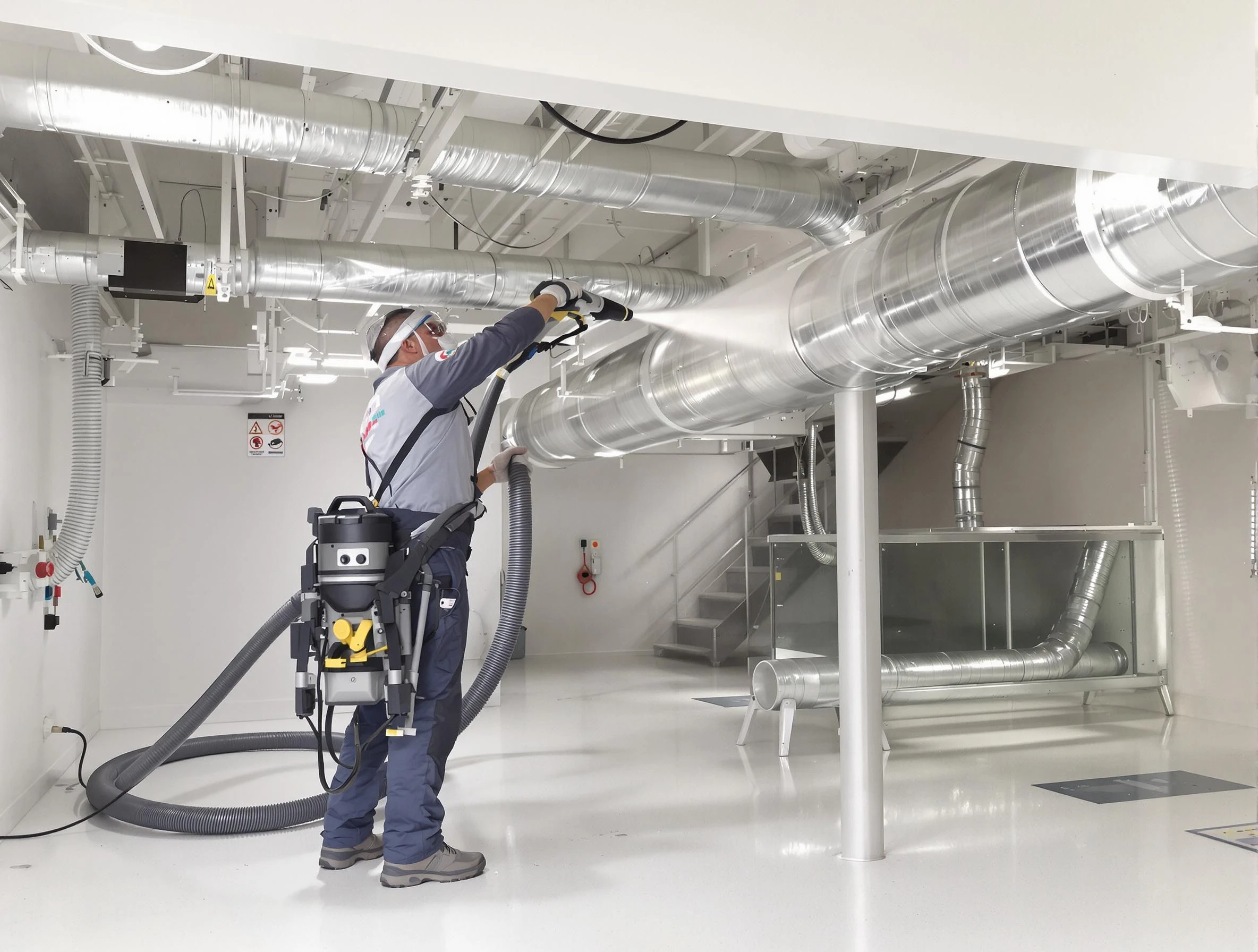Professional central duct cleaning by La Cienega Air Duct Cleaning in La Cienega