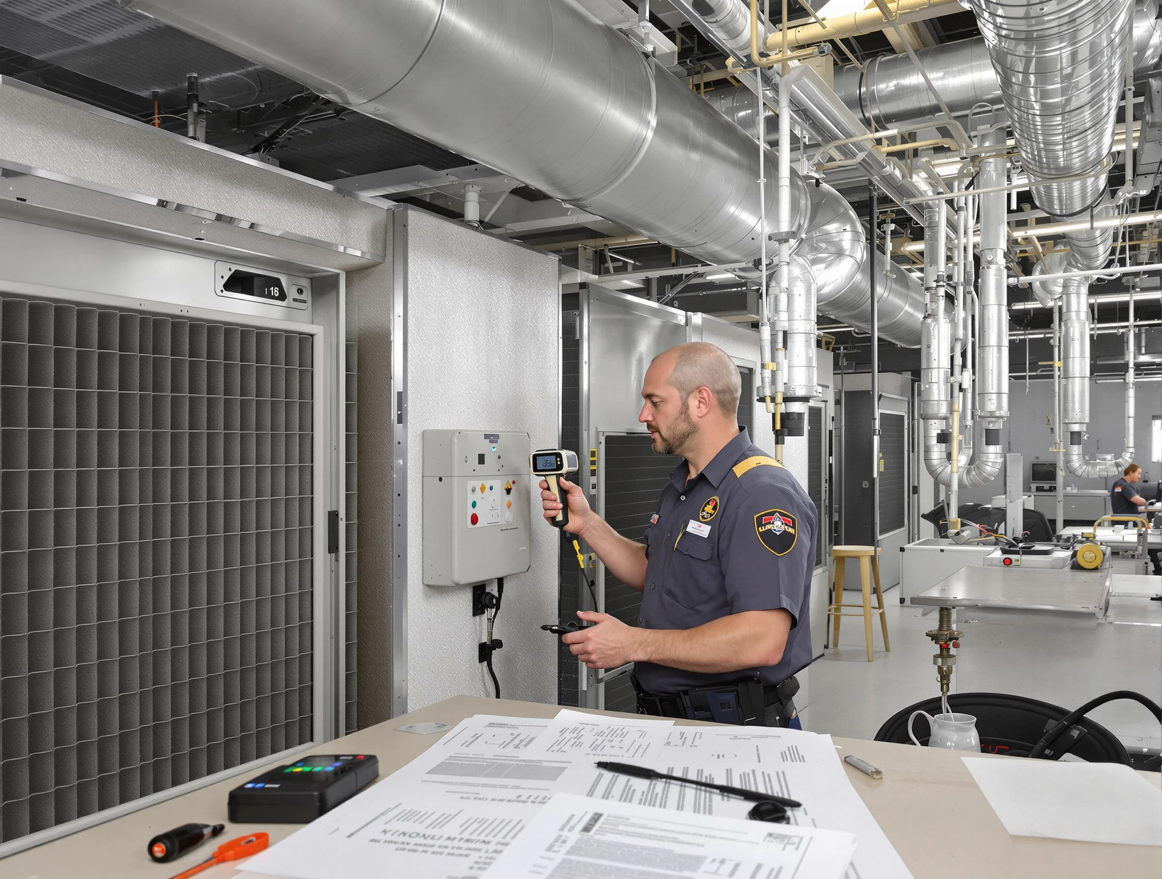 Professional filter system inspection by La Cienega Air Duct Cleaning in La Cienega