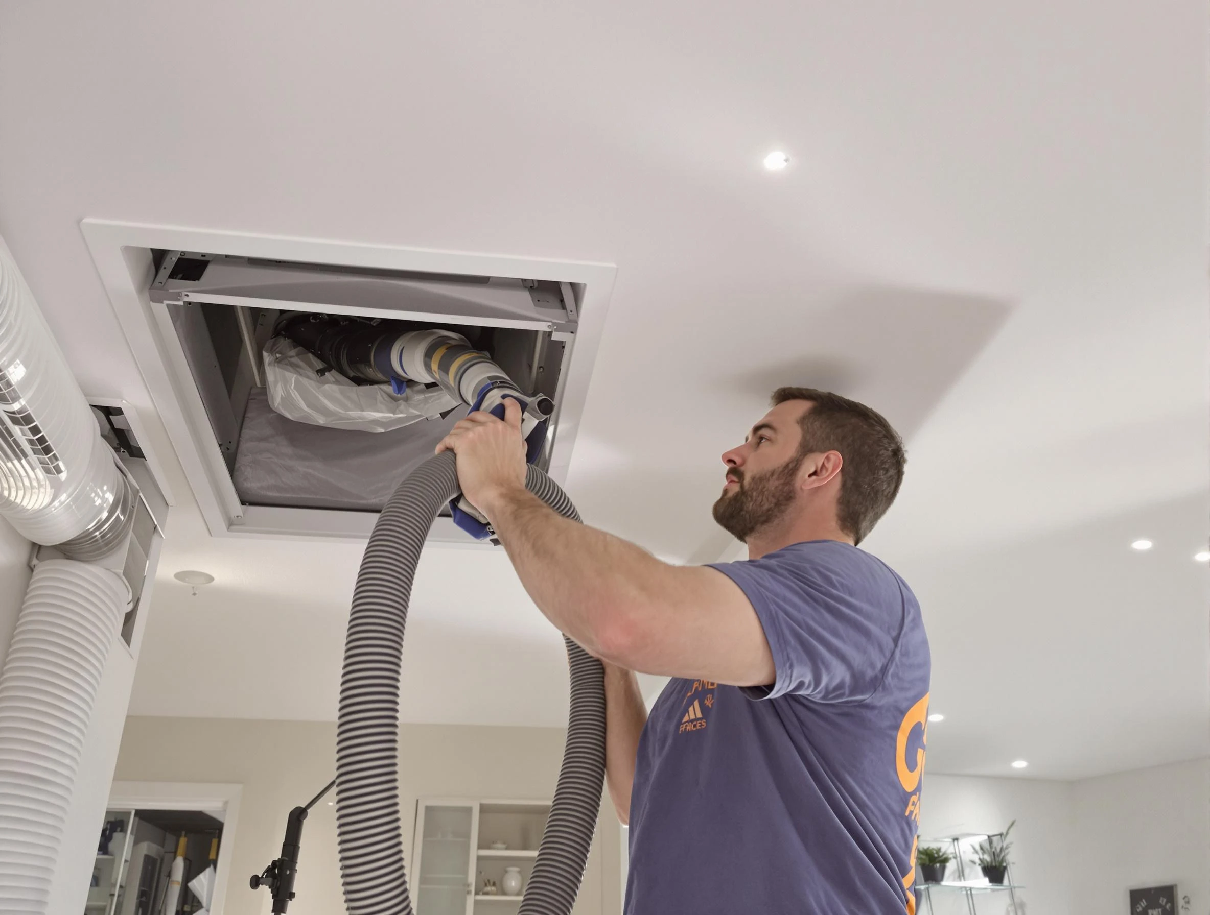 Precision indoor duct cleaning by La Cienega Air Duct Cleaning in La Cienega